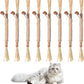 Silvervine Sticks for Cats 8 Pack Natural Cat Chew Toy Teeth Cleaning Edible Matatabi Dental Care Kitty Chew Sticks Catmint Cat Nip Treat Stick for Bored Indoor Kitty Calm Anxiety and Stress