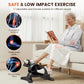 Mini Under Desk Exercise Bike Pedal Exerciser, Motorized Setting Bike Pedal Exerciser Leg/Arm Cycle for Senior, Physical Therapy, with 12 Adjustable Speed, LCD Display, Remote Control