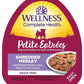 Wellness Petite Entrées Shredded Medley with Roasted Chicken, Duck, Peas & Carrots, 3-Ounce Cup (Pack of 12)