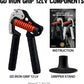 GD IRON GRIP Grip Strength Trainer Adjustable Hand Gripper Strengthener Hand Grip Exerciser Wrist Strengtheners Silent & Durable – Forearm, Finger & Hand Strength Training for Athletes, Climbers & Rehabilitation