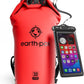 Earth Pak Waterproof Dry Bag - Roll Top Waterproof Backpack Sack Keeps Gear Dry for Kayak with Waterproof Phone Case