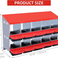 Chicken Nesting Box, 10 Hole 2 Layer Hen Nest Box, Roll Away Eggs Laying Boxes,Cleanable Pull Out Hen Roosting Boxes