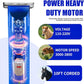 Professional Grooming Electric Corded 2-Speed Horse Clipper with Detachable Blade - Cool & Quiet Running Design - Includes Size T84 Blade for Complete Horse Grooming - Blue