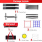 6 x 6 FT Baseball Net with 3 Diffferent Targets, Portable Practice Net for Batting，Hitting，Pitching and Throwing,Compact Package with Small Carrying Bag，Great for Kids