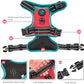 PHOEPET 2019 Reflective Dog Harness Large Breed Adjustable No Pull Vest with with Handle 2 Metal Rings 3 Buckles [Easy to Put on & Take Off](L, Red)