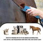 5PCS Wide Blade Dog Grooming Blades Compatible with Andis Dog Clipper,Dog Grooming Wide Blade compatiblewith Wahl km10 Clippers/Oster A5 Type Blade,for Animal Dog,Cat,Horse (30W+10W+7FW+5FW+4FW)