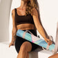 YOGA DESIGN LAB | The Combo Yoga Mat | 2-in-1 Mat+Towel | Eco Luxury | Ideal for Hot Yoga, Power, Bikram, Ashtanga, Sweat | Studio Quality | Includes Carrying Strap!