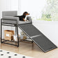 Pet Stairs Ramp with Seat,Dog Window Perch with Stairs and Storage,Dog Seat with Ramp Steps,Folding Pet Ramp for Dogs Cats,Bunk Bed Chair with Sofa Cushion for Bed Couch Office,Hold Up to 110 lbs