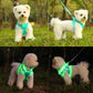 Light Up Dog Harness,Rechargeable LED Dog Harness for Small Medium Large Dogs,Reflective Lighted Safety Vest for Night Walking & Camping,Lightweight & Adjustable,Light Green,S