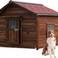 Waterproof Dog Houses for Large Dogs Outside with Door and Window, Luxury Dog House Outdoor, Sturdy Pet House for All Seasons and All Weather, 5XL