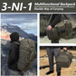 65L Large Duffle Bag, 3-in-1 Tactical Backpack MOLLE Pack for Sports, Gym, Outdoor, Olive Green