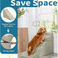 Dog Step for Bed, Dog Stair 5-Step 35D Pet Stair 19.7" H for High Bed or Sofa Non-Slip Balanced Pet Step Indoor, Beige