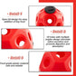 15.75" Hay Ball for Horse with Hanging Strap Slow Feed Horse Treat Ball Extra Large Hanging for Paddock Stall Stable Supplies(Red)