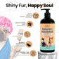 POM Pets 2-in-1 Organic Dog Shampoo & Conditioner – Itchy Skin Relief, Dog Deshedding, Detangles Fur, Cat Shampoo, Paw Cleaner for Dogs, Natural Coat Defense Formula