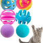 6-Pack Cat Toys for Indoor Cats, Playfully Content (1.5'', Basic Cat Toy Set)