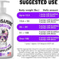 Liquid Glucosamine for Dogs Bacon Flavour with Chondroitin, MSM & Hyaluronic Acid K9 Supplement Hip and Joint Formula Advanced Mobility Joint Pain Relief Senior Advanced Supplement for All Breeds