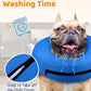 Supet Inflatable Dog Cone Collar Alternative After Surgery, Dog Neck Donut Collar Recovery E Collar to Stop Licking, Soft Dog Cone for Medium Large Dogs