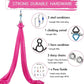Aerial Silks Yoga Swing Set - 9/11 Yards Aerial Yoga Hammock Kit Anti-Gravity Flying for Fitness, Low/Non Stretch Nylon Tricot Fabric Hardware Included for Dance
