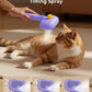 ROJECO 3-in-1 Pet Steam Brush for Cats&Dogs - Detangling Comb with Adjustable Mist, Handheld Deshedding Grooming Tool for Long/Short Hair, Massage Brush & Shedding Control Gift,Cordless,Purple