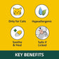 PetO'Cera Cat Cream - Hair Loss & Itch Relief for Hot Spots, Rashes, Allergies & Dry Skin - Soothing Moisturizer for Paws, Face & Body - pH Balanced & Lick-Safe Formula for Cats, Bundle 2.7oz