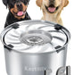 1.5 Gal Dog Water Bowl No Spill, 5.6L Slow Water Bowl for Large Dogs, Slow Drinking Dog Water Bowl Dispenser, Stainless Steel Dog Bowls for Messy Drinkers