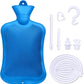Coffee Enema Bag Kit, Douche Bag Combination Kit for Men and Women 5ft PVC Hose, 2L Capacity Water Colon Detox Cleanse Kit (Blue, 2L)