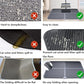 Silicone Cat Litter Mat, Scratch-Resistant Litter Trapping Mat, Waterproof & Non-Slip Litter Box Mat, Highly Effective for Collecting Litter, Easy to Clean for Indoor Use