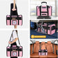 Cat Carriers Soft Side Carrier for Kitten Puppy Collapsible Travel Pet Carrier TSA Airline Approved Cat Carrier Bag for Under 15 lbs Pets, Pink