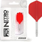 RED DRAGON Darts – Nitro Flite Integrated Flight & Shaft System – No.2 Shape and Design - Available in Short, Intermediate & Medium - Available in Variety of Colours - Professional Darts Accessories