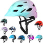 Kids Bike Helmet,Bavilk Kids Boys Girls Bike Helmets with LED Light Detachable Visor Children Youth Teen Multi-Sport for Skating Cycling Scooter Skateboard Adjustable & Lightweight 19.7"-22.4"