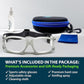 BLUE CUT Safety Outdoor Sports Goggles Unisex Anti Fog Ideal For Basketball Racquetball
