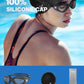 ZIONOR G1 Lite Swim Goggles with Swim Cap Comfortable Anti-fog Swimming Goggles Cap Set for Adult Men Women