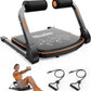 Niceday Ab Workout Equipment, Ab Machine for Stomach Workout, Ab Trainer Machine for Home, Ab Crunch Machine for Home Exercise, Sit Up Machine with Resistance Bands and 330 LBS Weight Capacity