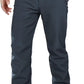 Outdoor Ventures Men's Lite Waterproof Windproof Fleece Lined Warm Hiking Ski Snow Pants Expandable-Waist