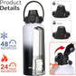 Water Bottle Insulated 32oz 40oz 64oz 128oz Straw Lid Spout Lid & 3 Lids, Leak Proof, Vacuum Insulated,Stainless Steel Water Bottle Wide Mouth for Sports, Gym or Office
