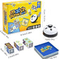 Wooden Matching Game Puzzle Games, Pattern Block Match Puzzles Building Cubes with Bell for Kids and Adults Toys Board Games for Family Night
