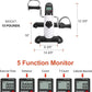 Under Desk Bike Pedal Exerciser Portable Home Exercise Bike Pedal Exerciser Foot Peddler Portable Therapy Bicycle Leg Peddler Portable Mini Cycle Bike for Hands Arm Trainer