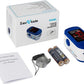Zacurate 500BL Fingertip Pulse Oximeter Blood Oxygen Saturation Monitor with Batteries Included (Navy Blue)