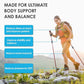 Trekking Poles - Aluminum 7075 Adjustable Walking Sticks with Quick Locks, Expandable to 53", Ultralight for Hiking, Camping, Mountains (Set of 2)