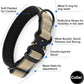 Plutus Pet Tactical Dog Collar, Reflective, Adjustable Heavy Duty Dog Collar, Soft Padded and Comfortable, for Small Medium and Large Dogs (Beige, S)