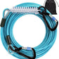 Snagle Paw Dog Leads for Yard 50FT-1000LBS Break Strength,Heavy Duty Tie Out Cable for Dogs with Swivel Lockable Hook & Spring,Chew Proof Dog Chain for Outside,Dog Run Cable for Medium Large Dogs