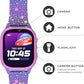 PlayZoom 4 Kids Smartwatch – 1.83” Color Touchscreen, 25+ Games, Selfie Camera, Audiobooks, Songs, Step Tracker, Parental Controls, Waterproof, for Ages 4-12 (Purple Unic)