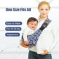 Baby Sling Carrier,Baby Sling,Toddler Carrier,Adjustable and Non-Slip Hip Seat Carriers Carrying 10-30 lbs(Grey Leopard)
