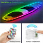 Kayak Paddle Board Lights Kit, IP68 Waterproof Dream Color SUP Glow Lights with Remote, Battery Powered Kayak Lighting for Night Kayaking SUP Canoes, Marine Boat Pontoon Light (22FT)