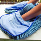Tuff Pupper Quick Dry Towel for Dogs | Ultra Absorbent Microfiber Shammy | Extra Large 35x15 Size Dog Bath Towel | Comfortable Hand Pockets | Indoor Outdoor Use | Durable Material | Machine Washable