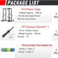 Sportsroyals Power Cage,1600lbs Multi-Function Power Rack with Adjustable Cable Crossover System and More Training Attachment, Weight Cage for Home Gym