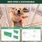 FXW Homeplus Unleashed Indoor Dog Playpen - Stress-Free and Safe Play, Heavy Duty 45 Inch 16 Wire Panels Dog Pen for Large Dogs, White│Patented