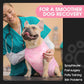 FUAMEY Recovery Suit for Dogs After Surgery,Soft Breathable Dog Bodysuit E-Collar & Cone Alternative Surgical Suit,Male Female Dog Neuter Spay Suits Anti Licking Wounds Onesie Pink Tie Dye XXL