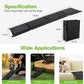 FAHKNS Dog Ramp for Car, 71" x 17" Extra Long Wide Folding Pet Ramp, Non-Slip Rug Surface, Aluminum, Black, Up to 300 LBS
