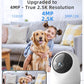 Indoor Camera 5G WiFi Pan & Tilt 2.5K 4MP Compatible up to 256GB SD Card (Not Included) - Security Camera Indoor, Plug-in Puppy/Pet Camera with Speaker/Phone App for Room, Motion Tracking